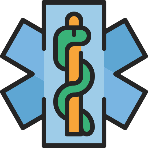 Star of life Generic Outline Color icon