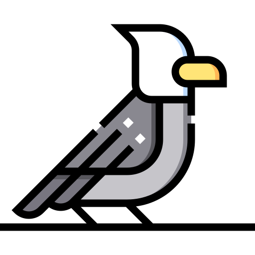 oiseau Detailed Straight Lineal color Icône
