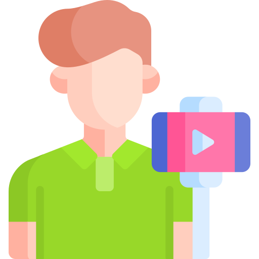 Vlogger Special Flat icon