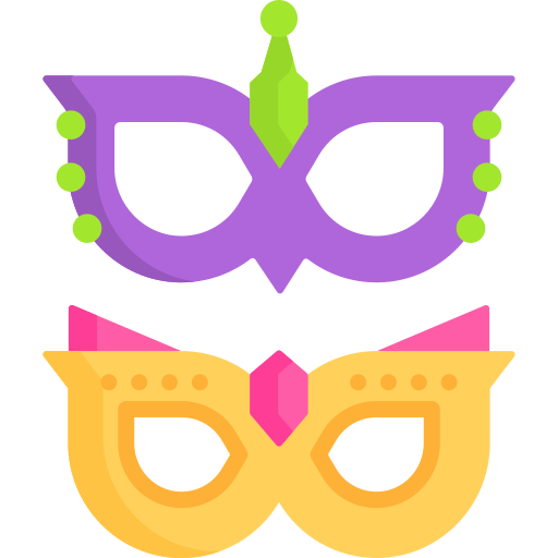 máscara de fiesta Special Flat icono