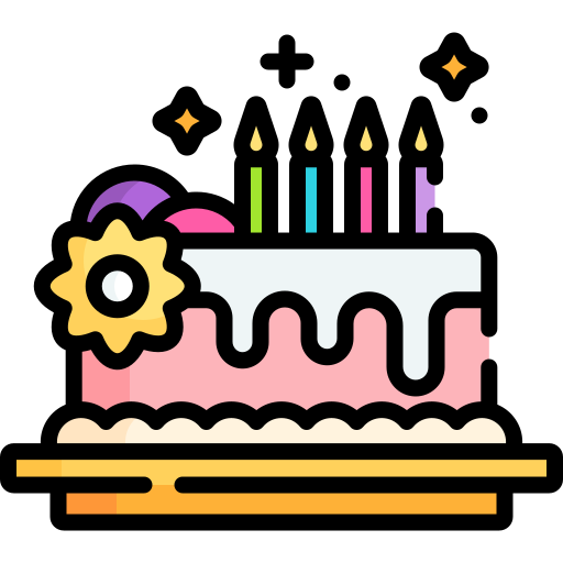 誕生日 Special Lineal color icon