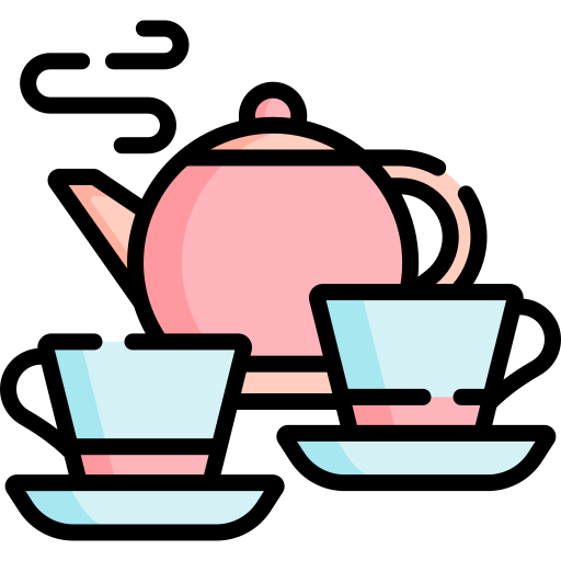 Tea party Special Lineal color icon