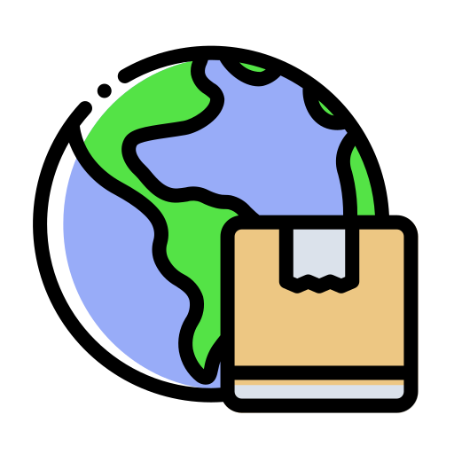Global distribution Generic Color Omission icon