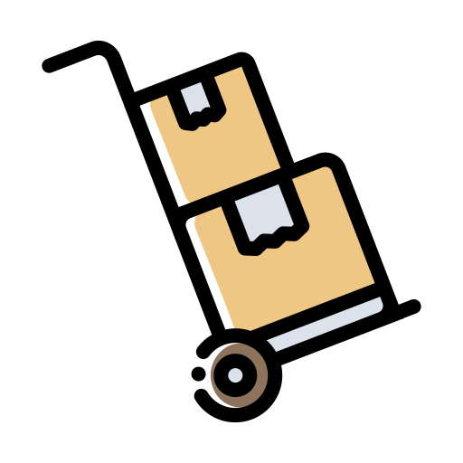 Trolley cart Generic Color Omission icon