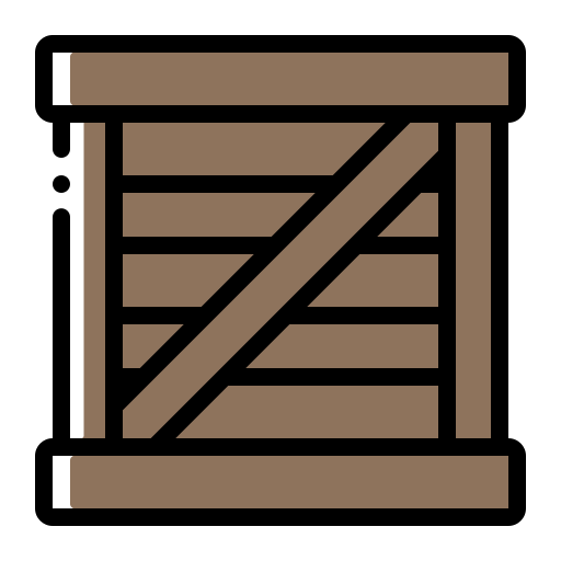 caja de madera Generic Color Omission icono