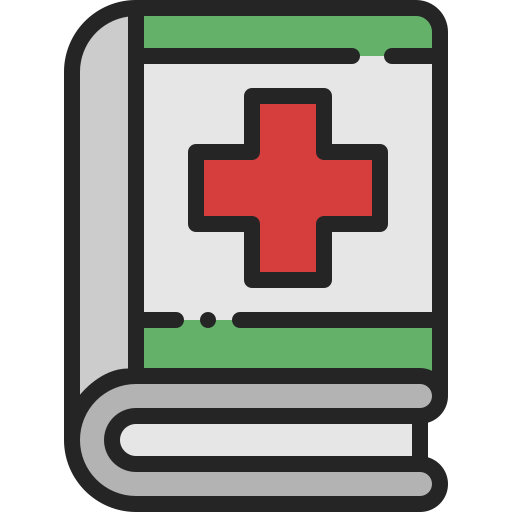 manual médico Generic Outline Color icono
