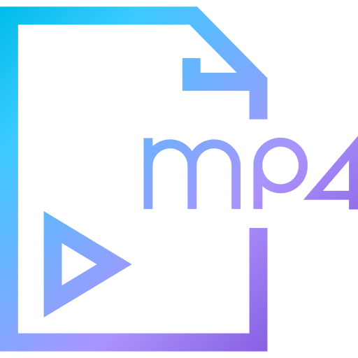 mp4 Generic Gradient Ícone