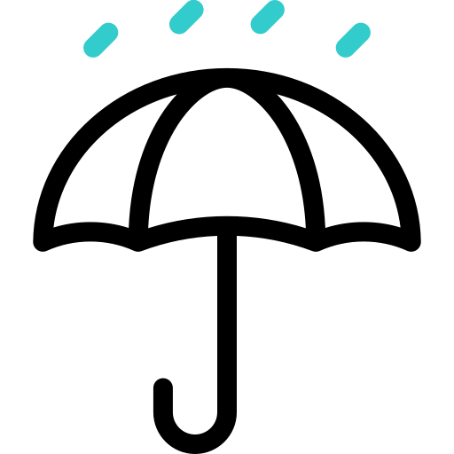 paraguas Basic Accent Outline icono