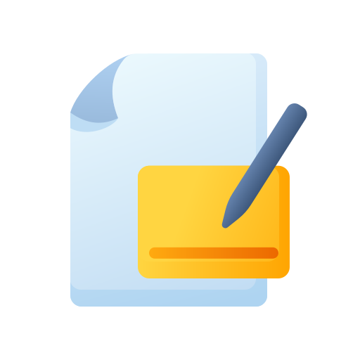 Write letter Generic Flat Gradient icon