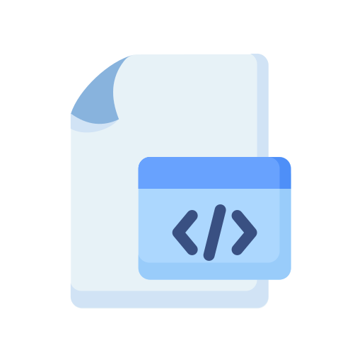 Source code Generic Flat icon