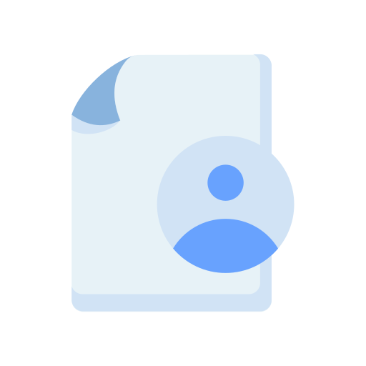 Personal file Generic Flat icon