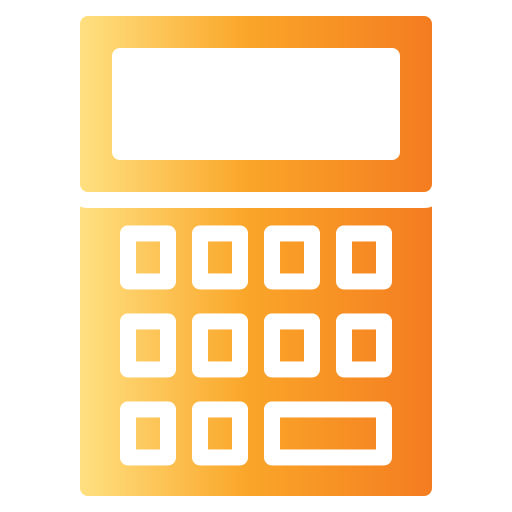calculatrice Generic Flat Gradient Icône