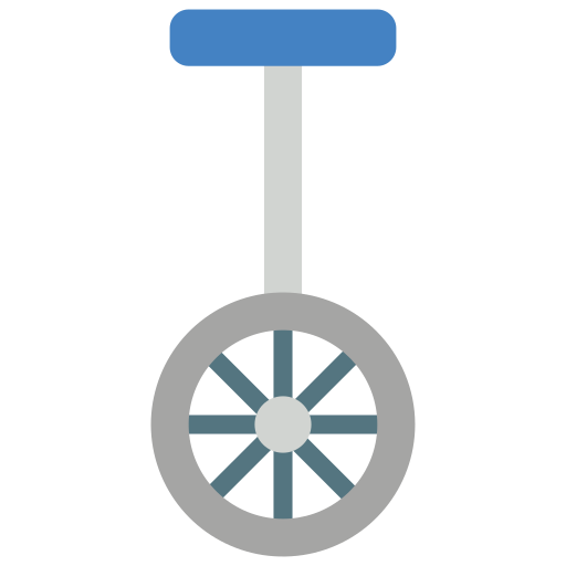 monocykl Basic Miscellany Flat ikona