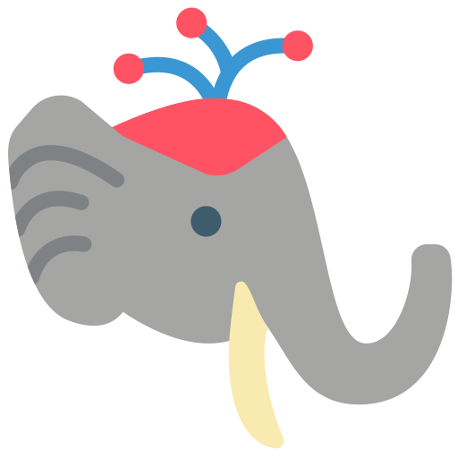 Слон Basic Miscellany Flat иконка