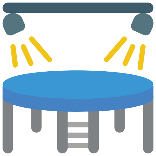 trampolin Basic Miscellany Flat icon