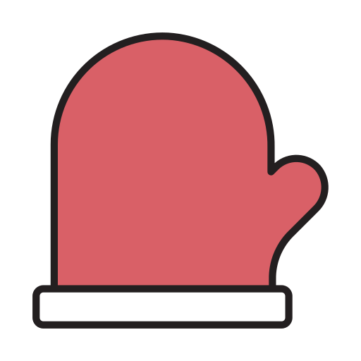 handschuhe Generic Thin Outline Color icon