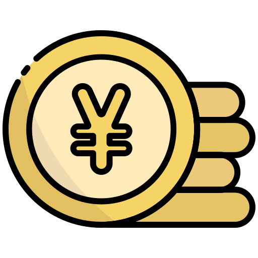 Chinese yuan Generic Outline Color icon