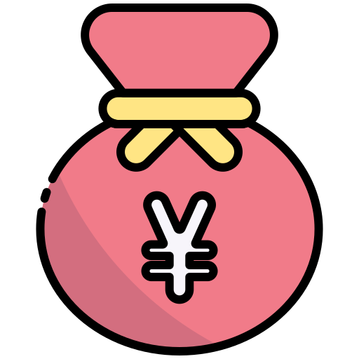 돈 가방 Generic Outline Color icon