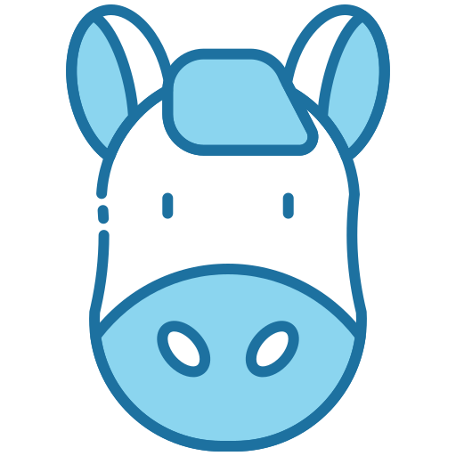 Horse Generic Blue icon