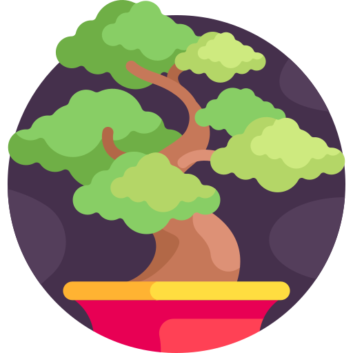 bonsai Detailed Flat Circular Flat icono
