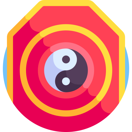 Yin yang Detailed Flat Circular Flat icon