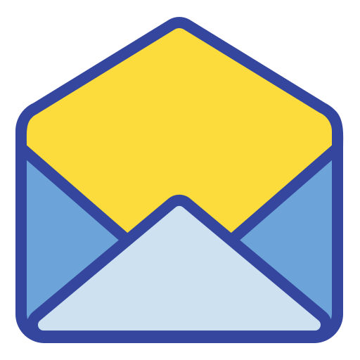 correo abierto Generic Outline Color icono
