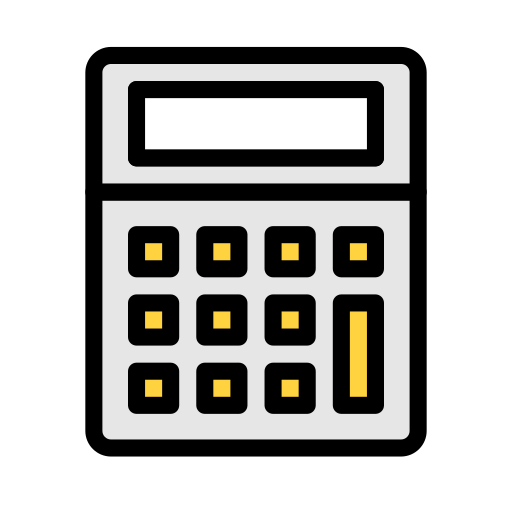 Calculate Vector Stall Lineal Color icon