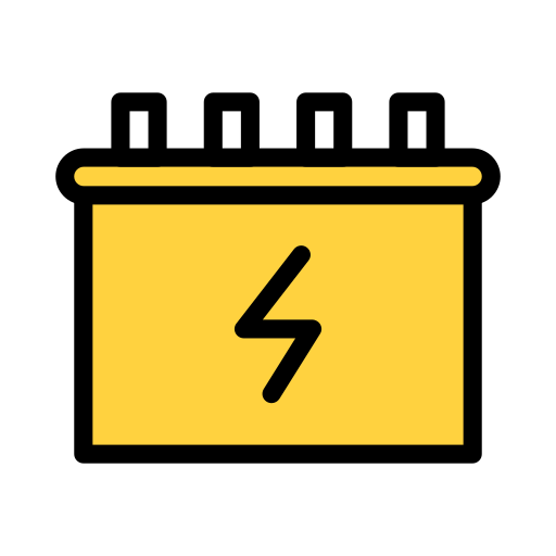 akumulator Vector Stall Lineal Color ikona