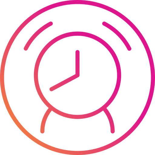 Clock Generic Gradient icon