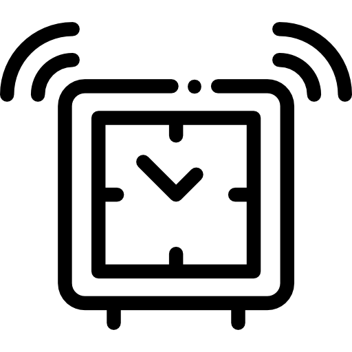 Будильник Detailed Rounded Lineal иконка