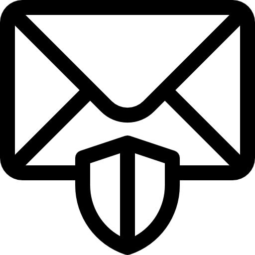 correo Basic Rounded Lineal icono