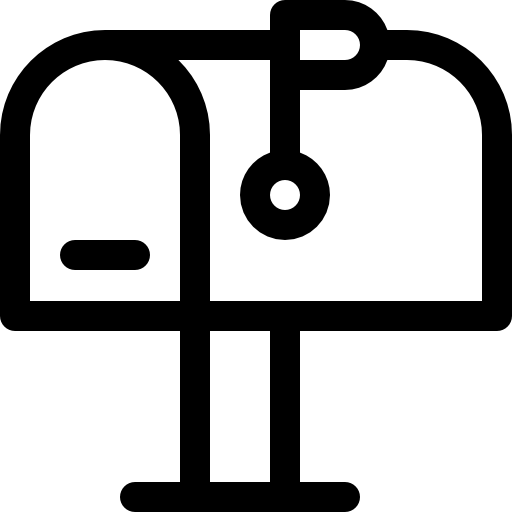 メールボックス Basic Rounded Lineal icon