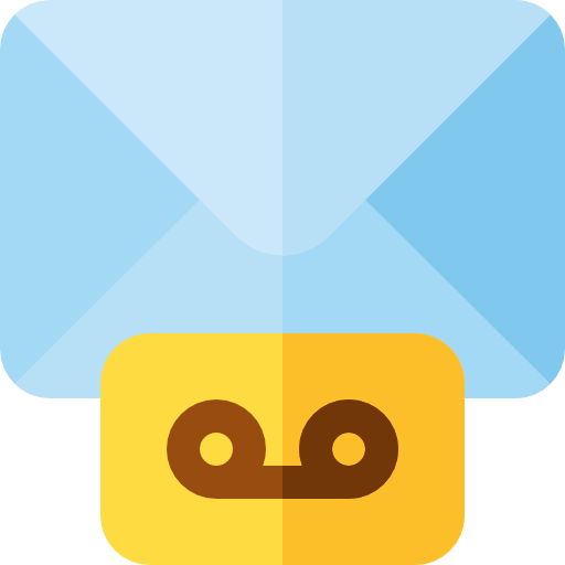 poczta Basic Rounded Flat ikona
