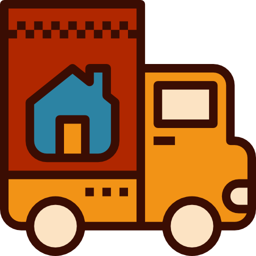 Moving truck Becris Lineal color icon