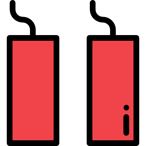 bougies Detailed Rounded Lineal color Icône