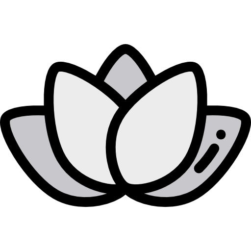 Water lily Detailed Rounded Lineal color icon