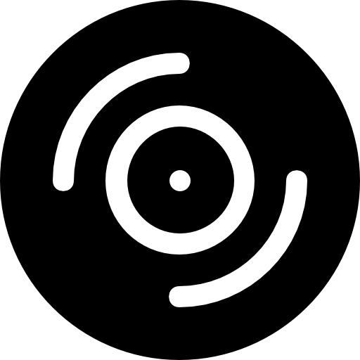 vinil Basic Rounded Filled icono