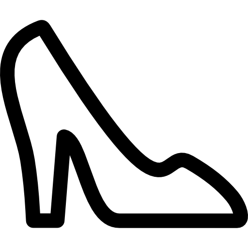 뒷굽 Basic Rounded Lineal icon