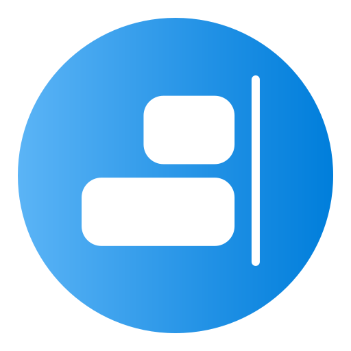 Align Generic Flat Gradient icon