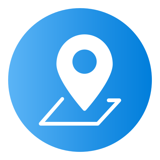 Map pin Generic Flat Gradient icon