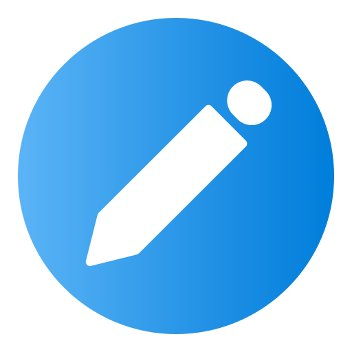 potlood Generic Flat Gradient icoon