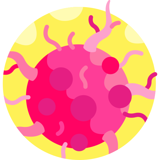 암세포 Detailed Flat Circular Flat icon