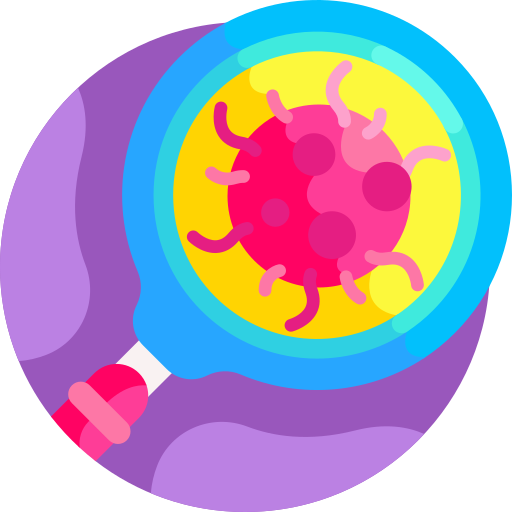komórka rakowa Detailed Flat Circular Flat ikona
