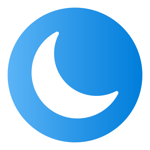 luna Generic Flat Gradient icono