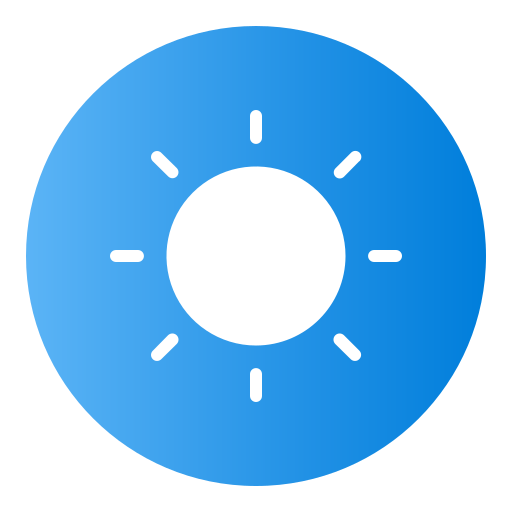 słońce Generic Flat Gradient ikona