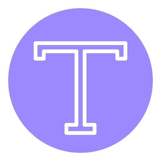 testo Generic Flat icona