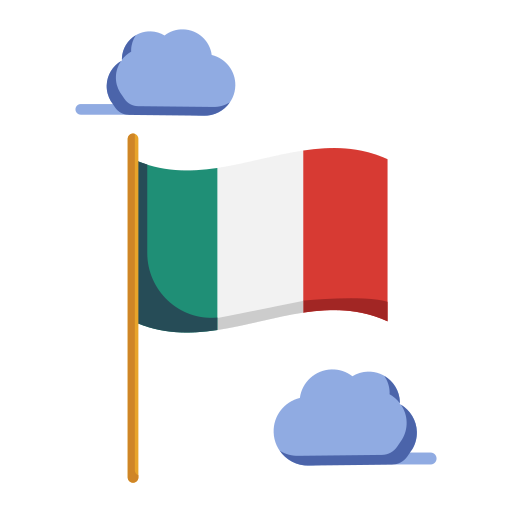 Итальянский флаг Generic Flat иконка