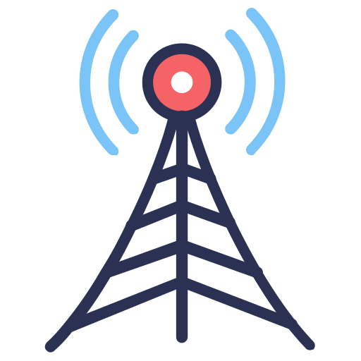 antenna Vectors Tank Two colors icona