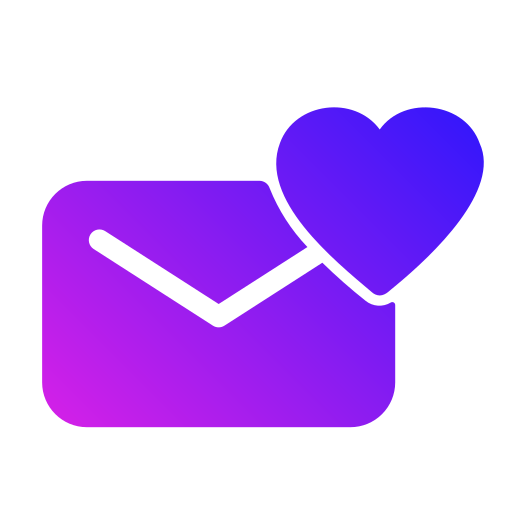 Love letter Generic Flat Gradient icon