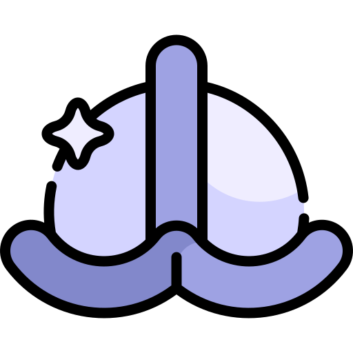 casco Kawaii Lineal color icona